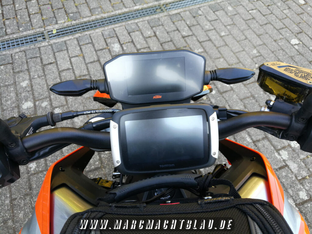 KTM 790 Duke Umbau Navigationshalterung 64112992033